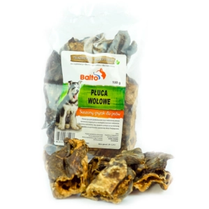 PŁUCA WOŁOWE SUSZONE NATURALNE PRZYSMAK GRYZAK 250g